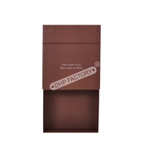 Grandes boîtes d'emballage en carton rigide à fermeture magnétique de qualité supérieure personnalisées boîte cadeau en papier noir mat