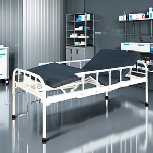 Lits de soins médicaux directs <span class=keywords><strong>d</strong></span>'usine <span class=keywords><strong>prix</strong></span> bon marché deux manivelles manuelles en métal durable lits de soins infirmiers fabriqués en usine - Product Image 3