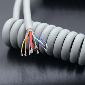 <strong>Cheap</strong> Good Quality Custom 2+5 2+6 2+7 2+8 PE Insulated Flexible Coil Cable for <strong>Defibrillator</strong> <strong>AED</strong> Industrial Use Comply EC53 - Product Image 4
