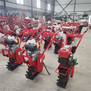 Bauernhof Mini Diesel Walking Hand traktor, Drehpflug Maschine, Raupen fahrzeug Typ, Mikro-Füllung