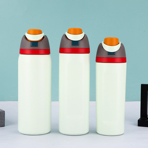 BPA-freie 32oz Edelstahl-Trinkflasche mit Klappstrohhalm, Vakuum-Isolierflasche, tragbare Sport-Trinkflasche für Outdoor-Aktivitäten - Product Image 5
