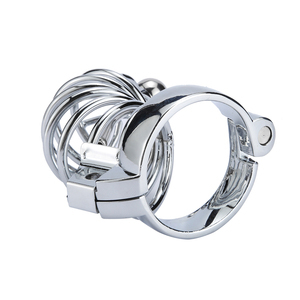 Dispositivo di Castità Maschile <span class=keywords><strong>in</strong></span> Acciaio Inox, Gabbia per Pene con Lucchetto, Giocattoli Sessuali per Bondage, Juguetes Sexuales per Uomini - Product Image 5