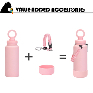 Bottiglia d'Acqua da 1 Tazza con 2 Coperchi e Supporto Magnetico per Telefono, Bottiglia Termica Bianca da 1L in <span class=keywords><strong>Acciaio</strong></span> Inossidabile Isolata, Logo Personalizzabile - Product Image 6