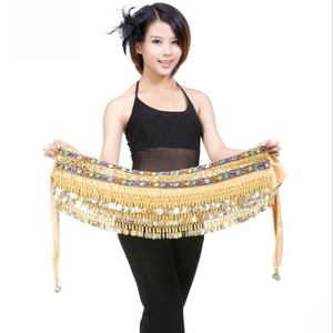 <span class=keywords><strong>Accessori</strong></span> per la <span class=keywords><strong>danza</strong></span> del palcoscenico di alta qualità monete per cintura di <span class=keywords><strong>danza</strong></span> del ventre con pietre colorate da donna con oro per le prestazioni degli adulti delle donne - Product Image 6