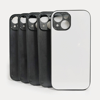 Coque de téléphone personnalisée AilesTecca en TPU+PC blanche vierge pour impression UV pour iPhone X XS XR XS 11 12 13 14 15 16 17 Pro Max 8 7 Plus