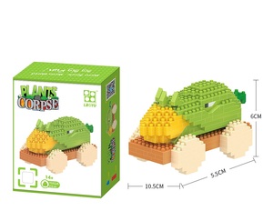Tốt Nhất Bán Cây Vs <span class=keywords><strong>Zombies</strong></span> Sáng Tạo DIY Lno Nano Khối Hành Động Nhỏ Búp Bê Xây Dựng Khối Đồ Chơi Món Quà Cậu Bé Và Cô Gái - Product Image 2