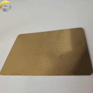VV141 economico 201 304 316 finitura sabbiata titanio oro lamiera di acciaio inossidabile con pellicola Laser in PVC - Product Image 4