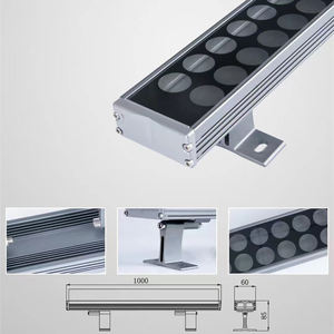 Iluminación de Fachada, Lámpara LED Lineal RGB de 9w, 12w, 18w, 24w, 220v, <span class=keywords><strong>para</strong></span> Pared - Product Image 3