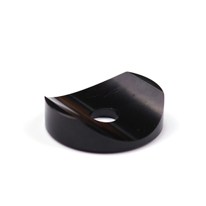 Entretoise courbée <span class=keywords><strong>en</strong></span> nylon <span class=keywords><strong>noir</strong></span> sur mesure pour tube rond, usinée CNC, fixation pour meubles - Product Image 6