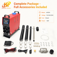 Chauffage d'appoint diesel tout-en-un OkyRie AX51V 5KW certifié CE ROHS pour usage automobile, marin et extérieur