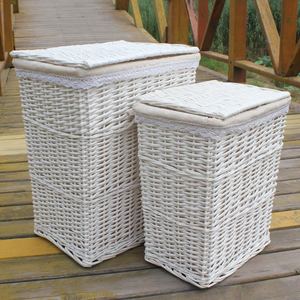 <b>Large</b> White <b>Wicker</b> Laundry <b>Baskets</b> With Lids White Laundry <b>Baskets</b> Cheap <b>Wicker</b> Laundry <b>Basket</b> - Product Image 3