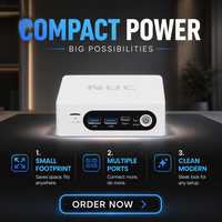 Mini PC de jeu ultra-compact 32 Go DDR5 WiFi 6 BT 5.2 USB4 HDMI avec prise AU US EU JP UK