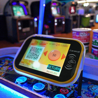 Lecteur de cartes d'arcade basé sur une connexion RFID/Wi-Fi, prenant en charge l'insertion de pièces de monnaie/le scan QR/l'enlèvement de cartes de membre pour les salles d'arcade