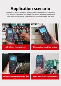UNI-T มัลติมิเตอร์แบบดิจิตอลอัจฉริยะ UT60S 1000V AC โวลต์มิเตอร์ แอมมิเตอร์ ทรูอาร์เอ็มเอสเครื่องวัดความถี่เครื่องวัดอุณหภูมิคาปาซิเตอร์ - Product Image 6