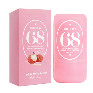 Mini Bálsamo Sólido de Lichi, Fragancia Fresca, Desodorante en Barra, Perfume Sólido en Barra, Crema Portátil Suave para el Cuerpo de Mujeres y Hombres - Product Image 1