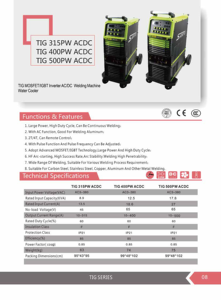 SANYU - Máquina <span class=keywords><strong>de</strong></span> Soldadura MMA <span class=keywords><strong>TIG</strong></span> AC DC <span class=keywords><strong>de</strong></span> 380 V y 400 A, Totalmente Nueva, <span class=keywords><strong>de</strong></span> Alta Calidad, con Enfriamiento por Agua, Soldador <span class=keywords><strong>de</strong></span> Argón por Pulsos para Soldadura <span class=keywords><strong>de</strong></span> Aluminio - Product Image 2