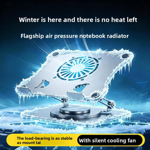 Carbon Steel Swivel Computer Holder Universal Heavy Duty Desk Base Notebook Elevator Hollow Heat Dissipation Mount - Product Image 5