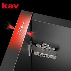 مفصلات أبواب الخزائن، مفصلات هيدروليكية صامتة لأبواب الخزانة والأبواب المخفية مع قابلية تعديل ثلاثية الأبعاد - Product Image 3