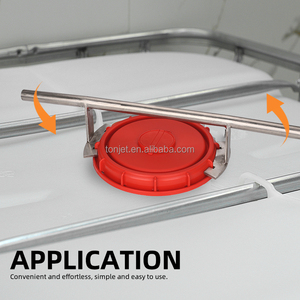 Edelstahl IBC-Tank-Schlüssel 150mm 225mm Voll- oder Teilgriff Zweihändiger Öffner Werkzeug - Product Image 1