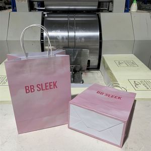 Sac en papier kraft personnalisé avec logo OEM, papier kraft recyclé brun, emballage alimentaire, 20*12*26CM 25*12*33CM, taille personnalisée pour le stockage des aliments - Product Image 2