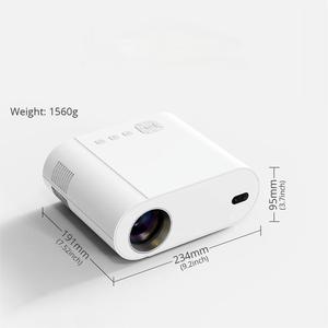 L007a Android 11 Wifi 6 4000 Lumens HD Monolithic LCD Máy Chiếu Văn Phòng Rạp Hát Tại Nhà Máy Chiếu Hỗ Trợ 4K 1 + 8G (CE) - Product Image 1
