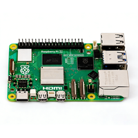 Kit de Desarrollo Original Raspberry Pi 5 Modelo B, GPU VideoCore VI de 800MHz, Frecuencia Principal de 2.4GHz, Programación de IA y Aprendizaje