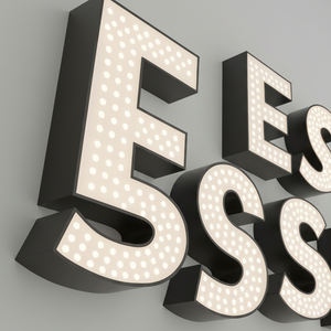 Personalizado al aire libre <span class=keywords><strong>Photoshop</strong></span> negocios de acero inoxidable RGB Led iluminado canal letra signo 3D Led frontal carta señalización - Product Image 1