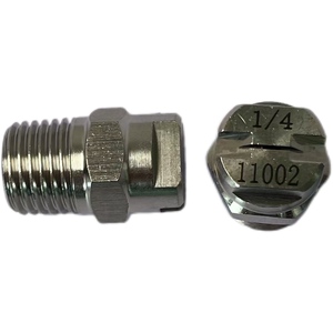 Новый 1/2 "1/4" 1/8 "против засорения из нержавеющей стали V-образный водоструйный плоский вентилятор насадка промышленное сопло пылеулавливающий распылитель - Product Image 2