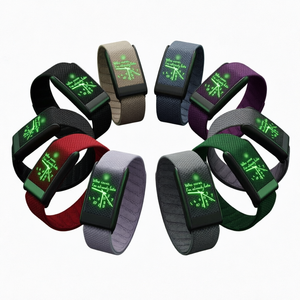 Bracelet de montre OEM Fashion Luminous Breathable Nylon 22mm Sport Loop Hook and Loop Buckle, remplacement pour Whoop 5.0 MG - Product Image 1