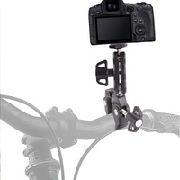 SORRISO Premium métal crabe pince pince bras magique 360 degrés rotule 1/4 "3/8" pour caméra vidéo numérique moto guidon