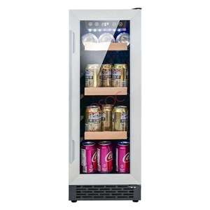 Refrigerador de vino integrado Enfriador de vino de 18 botellas Acero inoxidable Eléctrico 65 Cerradura de temperatura constante Perilla de puerta inteligente Clase F - Product Image 1