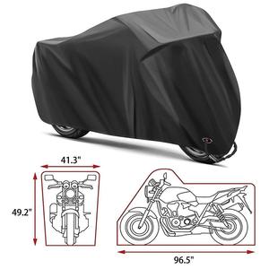 Longyang 2023 Baru 190T 210D Penutup Motor Luar Ruangan Penutup Sepeda Motor Tahan Air untuk Dijual - Product Image 5