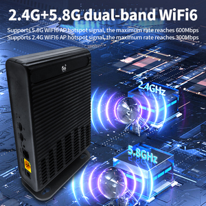 Được xây dựng trong 5g mô-đun SA/nsa mạng 5G <span class=keywords><strong>Wifi</strong></span> 6 Router với nội bộ cao-đạt được ăng-ten tùy chỉnh Nhà 5G Router với khe cắm thẻ Sim - Product Image 5