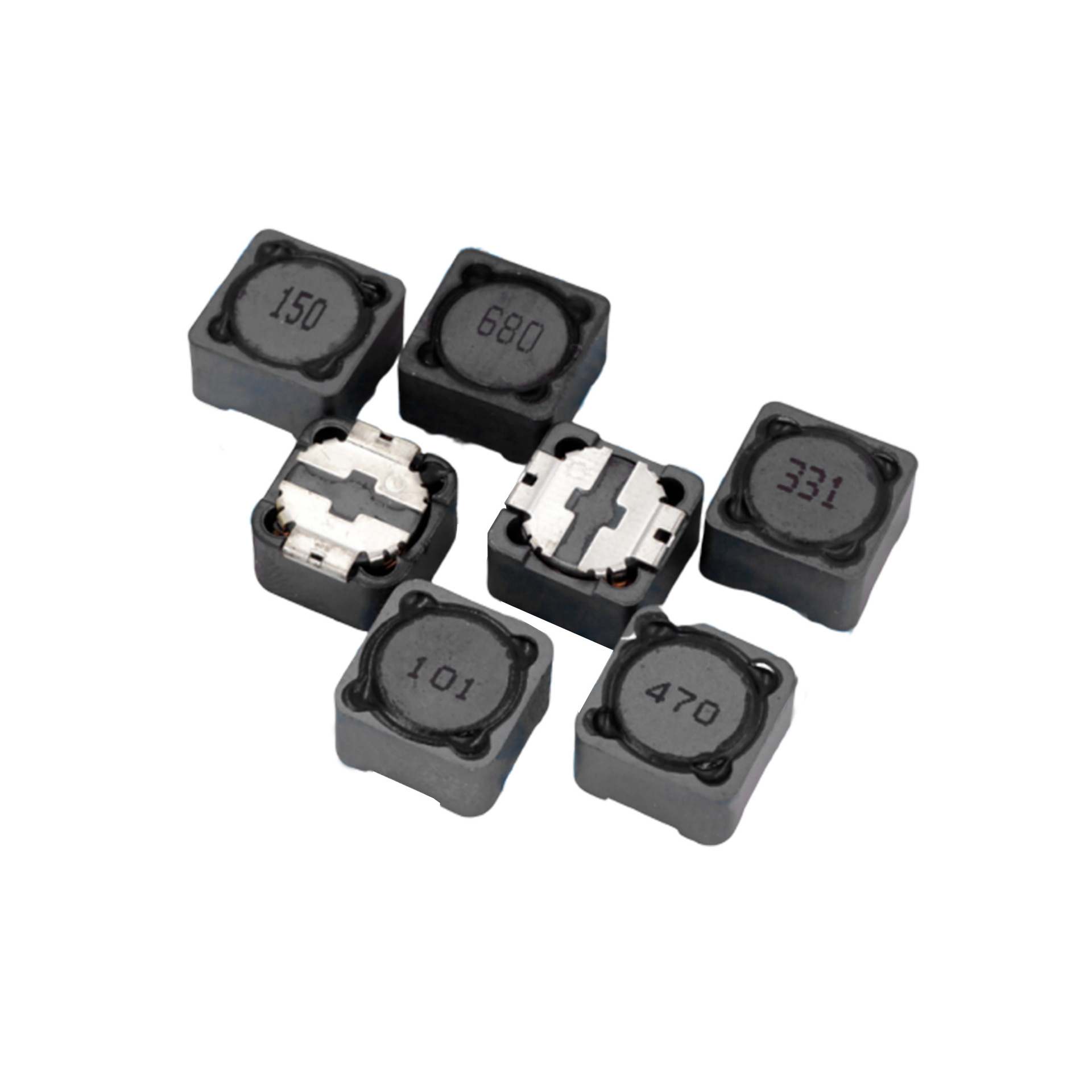 Электронные компоненты SMT, фиксированные индукторы, экранированный индукторный чип CDRH74R 1Uh 1R0 SMD, катушка индуктора питания