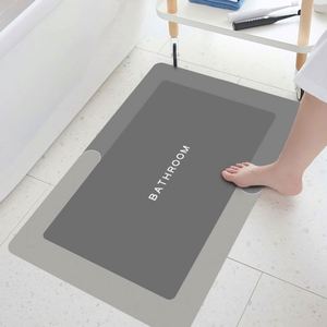 Bath <b>Mat</b> Super Absorbent Non <b>slip</b> Diatom Mud Floor <b>Mat</b> Bathroom Rug Quick Drying Bath Custom Kitchen Entrance Door <b>Mats</b> - Product Image 3
