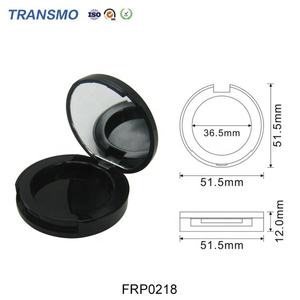 Eco Setting Powder Blush Packaging Custom logo Empty Butter Blush Compact Powder case with <b>Mirror</b> - Product Image 2