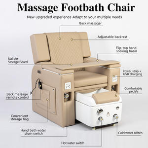 Sillón de Pedicura de Lujo Personalizado, Sillones de Pedicura de Lujo, Sillón de Pedicura con Spa para Pies, Sillón de Extensión de Uñas, Sofá para Salón de Uñas - Product Image 2