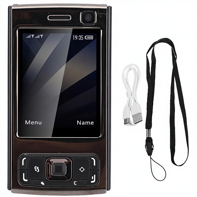High Quality Feature Mobile Phone GSM 2.0 Inch 1000 MAh Dual SIM Big Battery Player with Loud Speaker Easy Operation Slide Phone