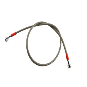 Manguera trenzada de aceite <span class=keywords><strong>para</strong></span> motocicleta, accesorio <span class=keywords><strong>Banjo</strong></span> de acero inoxidable de 70cm, línea de freno - Product Image 6
