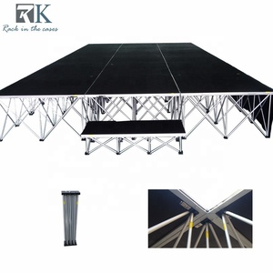 เวทีงานน้ำหนักเบา เวทีงานแต่งงานขายดี โพเดียมเวที ทนทาน ฉากหลังกลางแจ้ง เวทีเคลื่อนที่ - Product Image 2