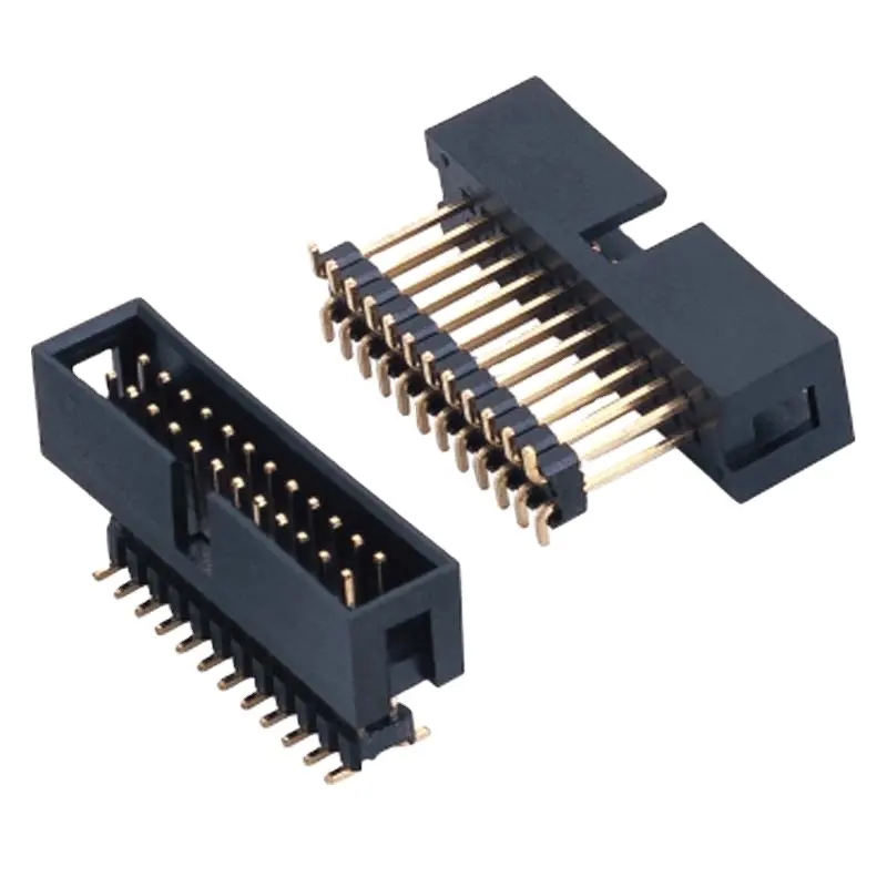 Tipo de elevación 2,54mm Paso H8.8 + H2.5 SMT Pin Header Box header conector de cable a placa