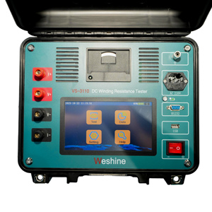 เครื่องวัดความต้านทานแบบมิลลิโอห์ม Weshine VS-3110 10A ความแม่นยำสูง 220V สำหรับวัดความต้านทานของขดลวด มาตรฐาน IP65 - Product Image 5