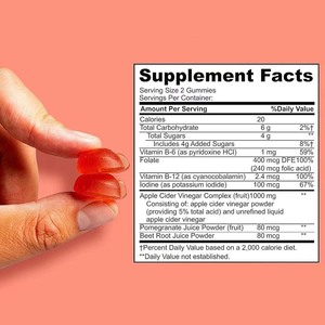 Vente en gros de suppléments sportifs pour la <span class=keywords><strong>musculation</strong></span>, vitamines en gommes en gros - Product Image 2