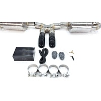 Échappement Catback en Acier Inoxydable MPER pour Porsche 987.1 987.2 avec Embouts Courbés Son Profond Débit Élevé Sans Bruit Nécessitant de Fixation