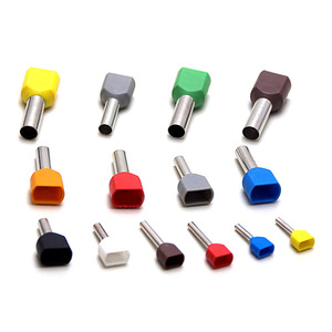 Copper Tube Series Insulated Bootlace Ferrule <b>Terminals</b> Insulated Twin Cord End Electrical Wire Crimp <b>Terminals</b> - Product Image 6