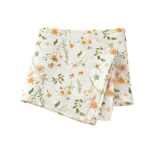 Mimixiong nouveau <span class=keywords><strong>produit</strong></span> 70% fibre de bambou 30% coton mousseline nouveau-né bébé swaddle couverture infantile swaddle wrap bébé couverture de sécurité - Product Image 1