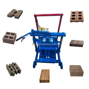 foot path cinder used engineering & construction block brick making machine