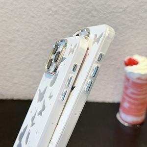 Pour iPhone 15 Pro Max IMD <span class=keywords><strong>Radium</strong></span> Sculpture Mignon Papillon Filles Housse de Téléphone - Product Image 5