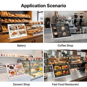 21.5 23.8 27 İnç Full HD Android 11.0 Dijital Menü Panosu Restoran Elektronik Menü Tabelası Bulut Yazılımı - Product Image 6
