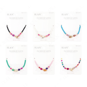 Braccialetto Portafortuna Ilan in 6 Colori Assortiti, Bracciale Charm alla Moda - Product Image 2